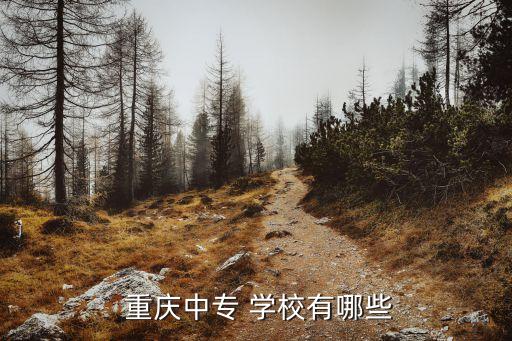  重庆中专 学校有哪些