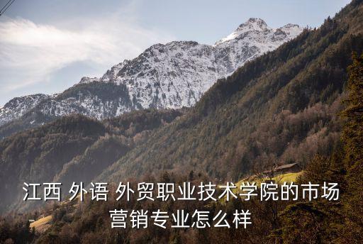 江西外语外贸职业学院物流管理主修课程