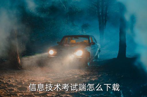  信息技术考试端怎么下载