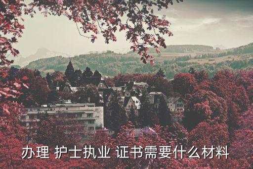 护士职业证书,护士执业证书过期了还能延续吗