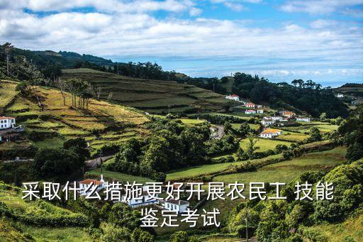 采取什么措施更好开展农民工 技能 鉴定考试