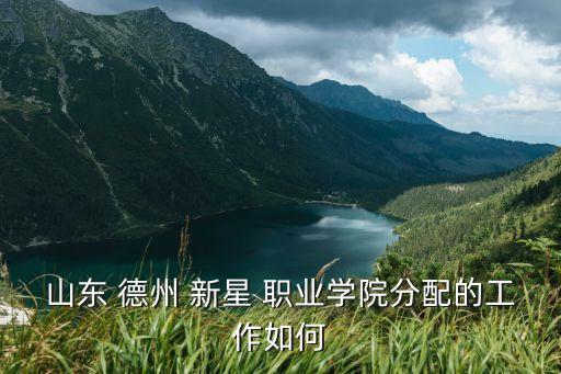 山东省德州新星职业中专,德州第二职业中专招生简章