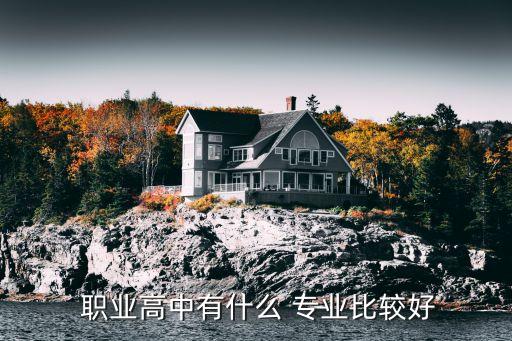 职业高中有什么 专业比较好