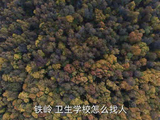  铁岭 卫生学校怎么找人