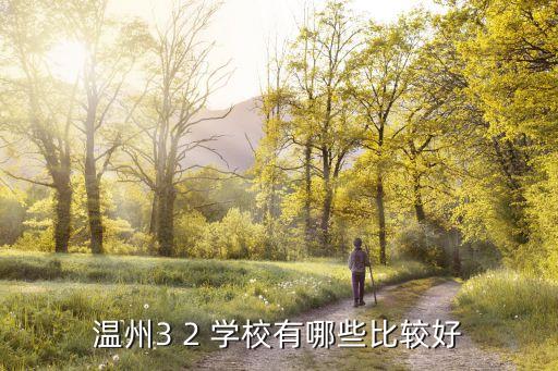 温州3 2 学校有哪些比较好