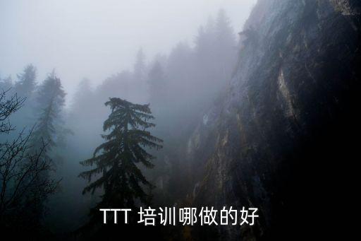TTT 培训哪做的好