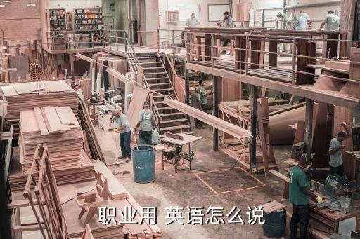  职业用 英语怎么说