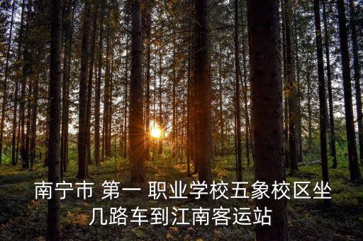 南宁第一职业技术技术学校地址