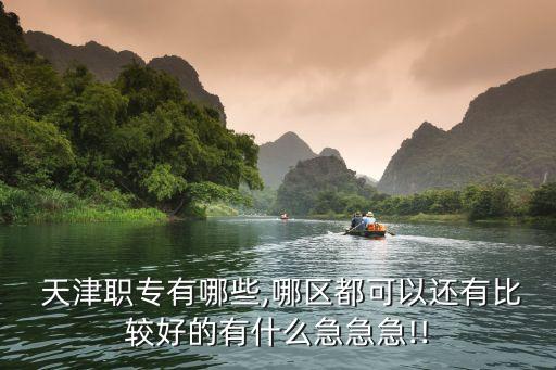  天津职专有哪些,哪区都可以还有比较好的有什么急急急!!