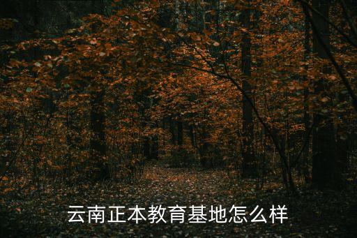 云南正本教育基地怎么样