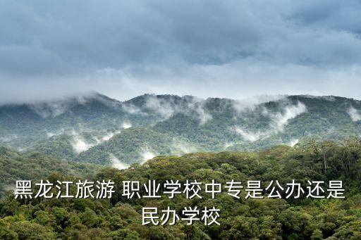 黑龙江旅游 职业学校中专是公办还是民办学校