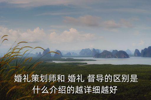 婚礼督导可以职业化吗