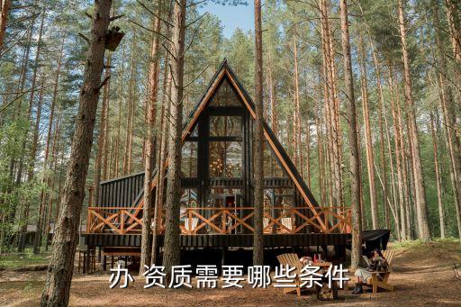 办 资质需要哪些条件