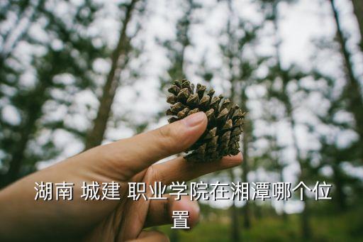 湖南城建职业技术学院南湖校区