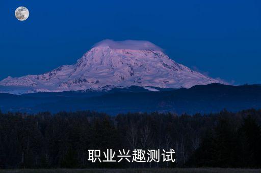  职业兴趣测试