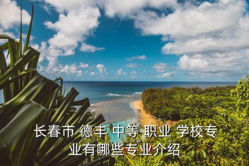 长春市德丰中等职业学校