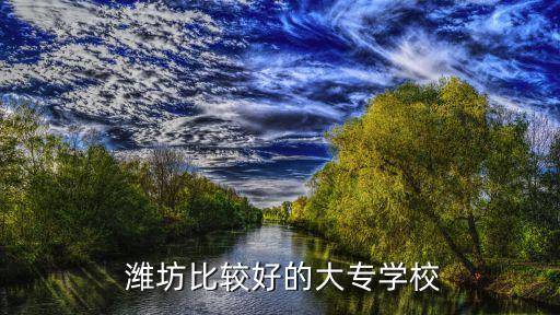  潍坊比较好的大专学校