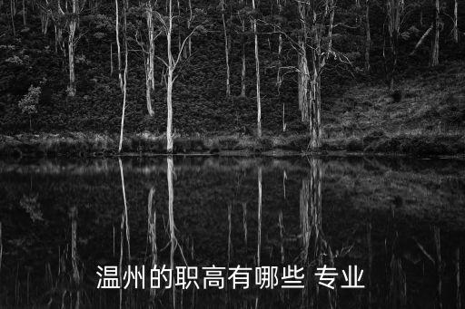 温州的职高有哪些 专业