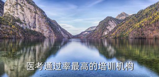 医考通过率最高的培训机构