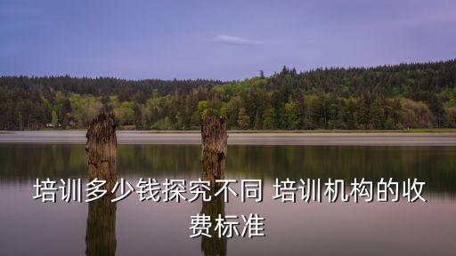  培训多少钱探究不同 培训机构的收费标准