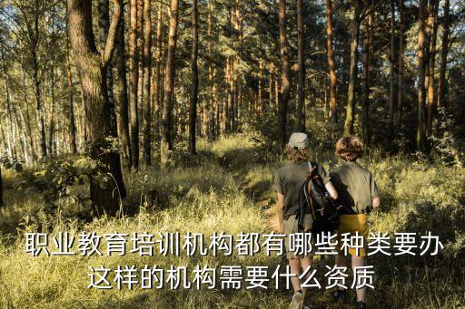  职业教育培训机构都有哪些种类要办这样的机构需要什么资质