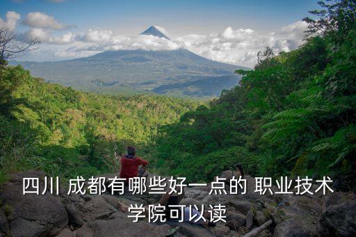 四川 成都有哪些好一点的 职业技术学院可以读