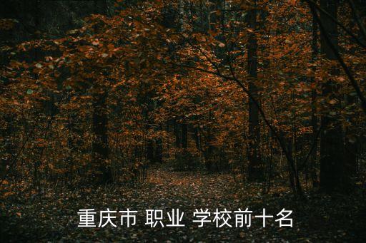  重庆市 职业 学校前十名