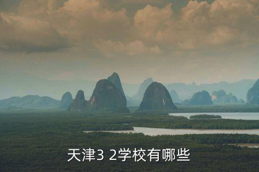 天津3 2学校有哪些