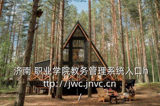  济南 职业学院教务管理系统入口http://jwc.jnvc.cn/