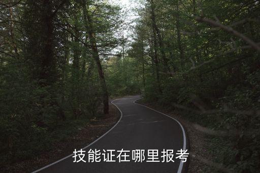  技能证在哪里报考