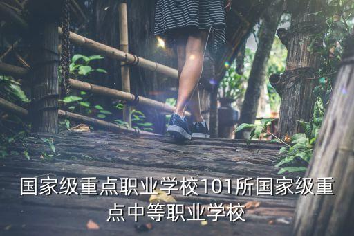 国家级重点职业学校101所国家级重点中等职业学校