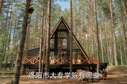 洛阳市大专学院有哪些