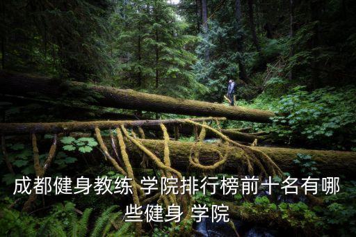 成都健身教练 学院排行榜前十名有哪些健身 学院