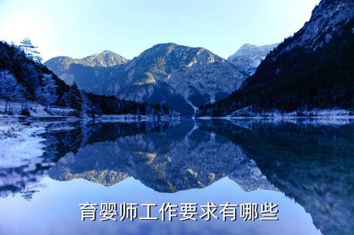  育婴师工作要求有哪些
