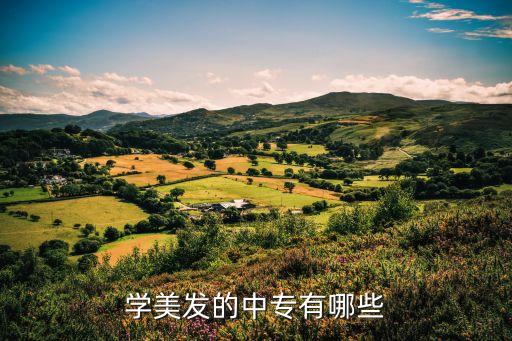 学美发的中专有哪些
