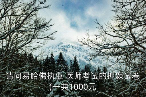 职业医师老师卷子,一个老师可以让两个职业医师考试吗