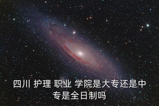 四川 护理 职业 学院是大专还是中专是全日制吗