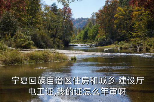  宁夏回族自治区住房和城乡 建设厅电工证,我的证怎么年审呀