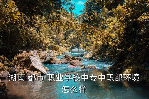 湖南 都市 职业学校中专中职部环境怎么样